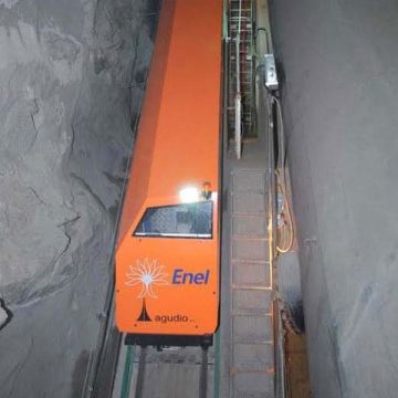 Special installation - Funicular Chiotas dam, Italy